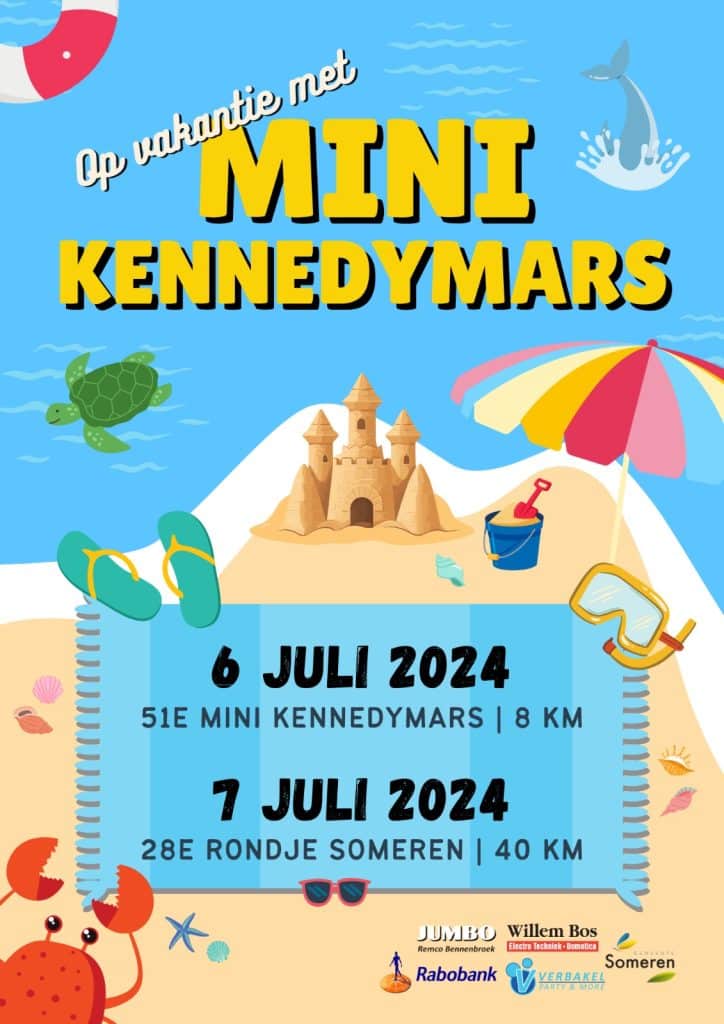 Mini Kennedymars thema Vakantie
