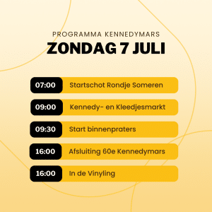 Programma 7 juli