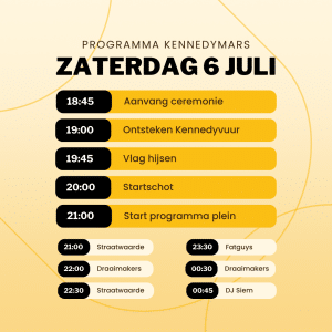 Programma 6 juli